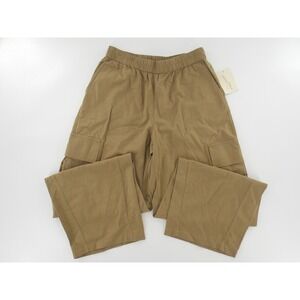 Universal Thread Cargo Pants Relaxed Pull On Women XS Tan Cotton Rayon NWT 28 In